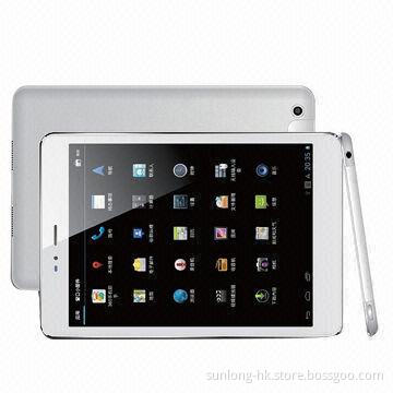 3G Google's Android Tablet PCs, 7.85-inch, Quad-core, SIM Card + Dual-camera, GPS + Wi-Fi + BT + FM